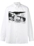 Stella Mccartney Printed Shirt, Men's, Size: 41, White, Cotton