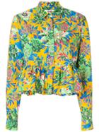 Msgm Floral Print Shirt - Multicolour