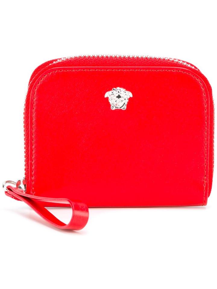 Versace Medusa Head Coin Case - Red