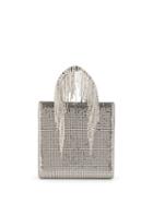 Kara Mini Chainmail Tote - Silver