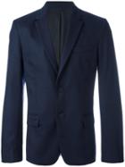 Ami Alexandre Mattiussi Two Button Blazer, Men's, Size: 52, Blue, Wool/cotton/acetate