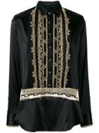 Ermanno Scervino Lace Detail Shirt - Black