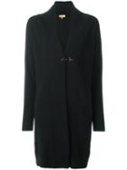 Fay Long Cardigan, Women's, Size: Large, Black, Virgin Wool