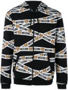 Moschino Underwear Logo Band Bear Print Hoodie