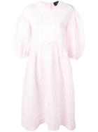 Simone Rocha Puffer Sleeve Dress - Pink
