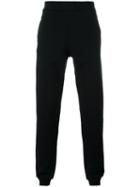 Maison Margiela Zipped Cuff Track Pants, Men's, Size: 48, Black, Cotton/calf Leather
