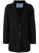 Prada Longline Masculine Blazer - Black