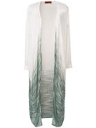 Missoni Gradient Effect Cardi-coat - White