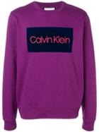 Calvin Klein Classic Logo Sweatshirt - Purple