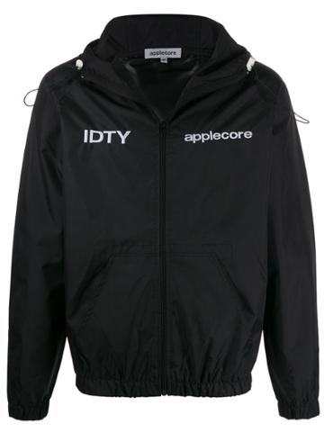 Applecore Logo Embroidered Active Jacket - Black