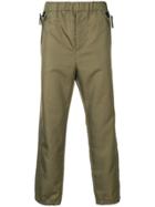 Oamc Elasticated Straight Trousers - Green