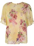 Twin-set Floral Blouse - Yellow & Orange