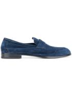Giorgio Armani Classic Slip-on Loafers - Blue