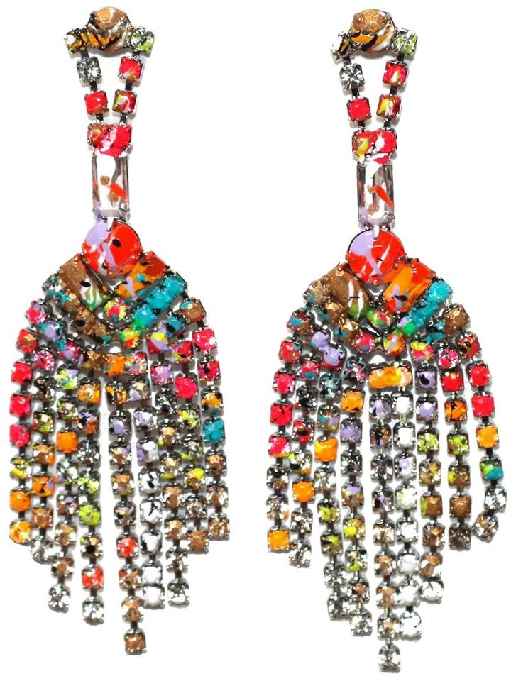 Tom Binns 'riot Of Colour' Earrings