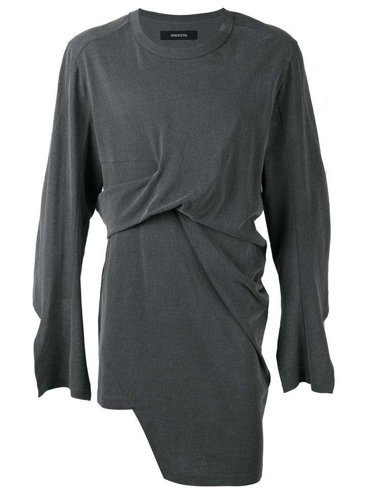 Bmuet(te) - Wrap Front Top - Men - Cotton - 46, Grey, Cotton