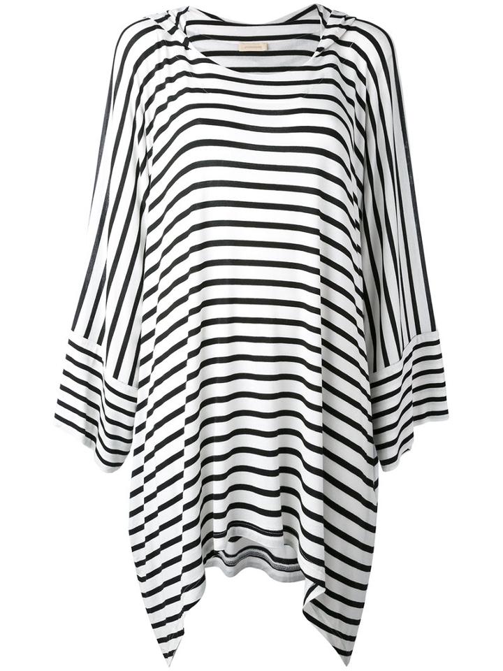 Wunderkind - Striped Trapeze Top - Women - Spandex/elastane/viscose - 36, Black, Spandex/elastane/viscose