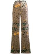 Ailanto High Rise Palazzo Trousers - Nude & Neutrals