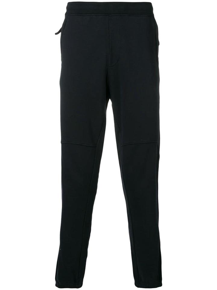Stone Island Logo Embroidered Track Pants - Blue