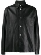 Our Legacy Symbol Leather Shirt - Black