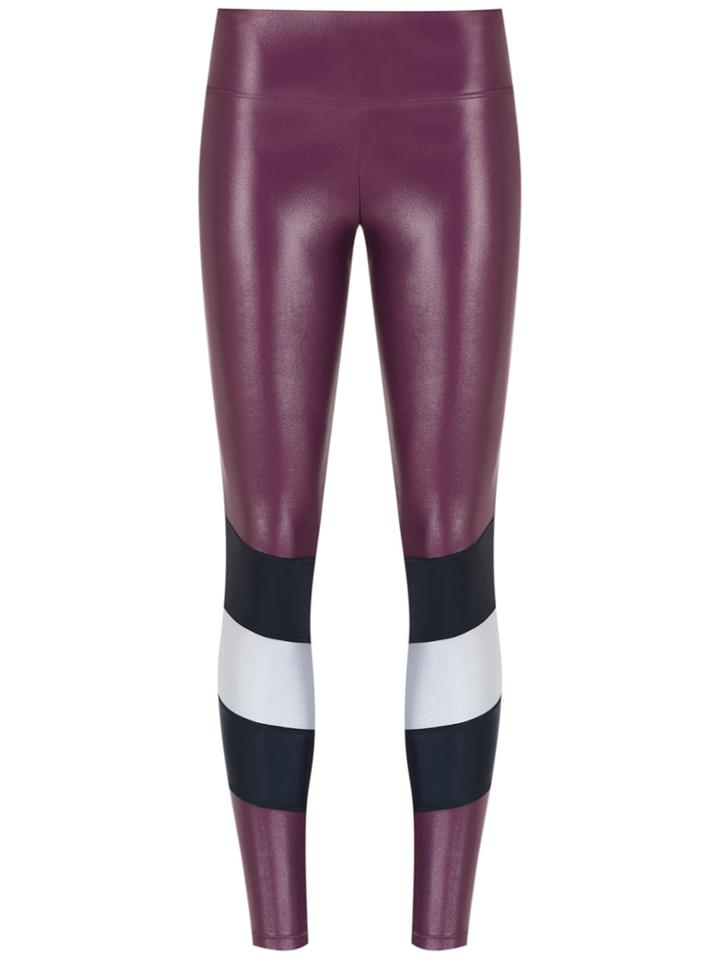 Track & Field Workout Legging - Pink & Purple