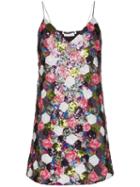 Rotate Sequin Patchwork Mini Dress - Multicoloured