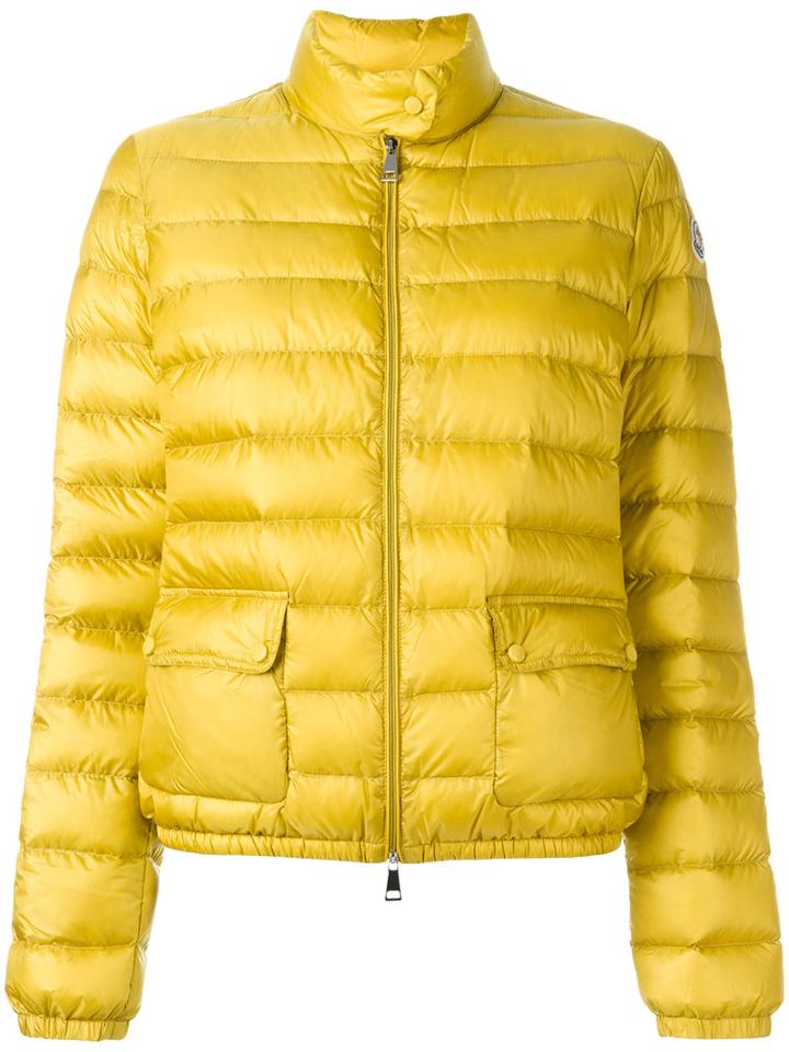 Moncler Lans Padded Jacket, Women's, Size: 3, Yellow/orange, Polyamide/feather Down