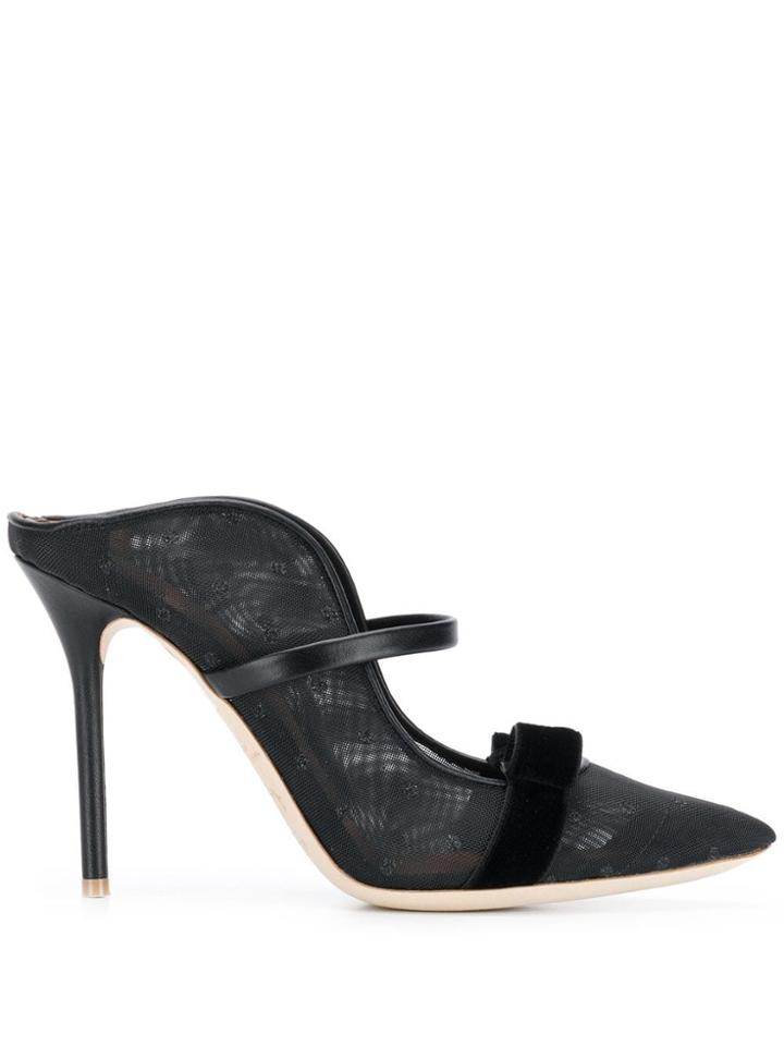Malone Souliers Marguerite Mules - Black