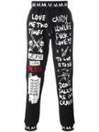 Haculla Multi-print Sweatpants, Men's, Size: Xs, Black, Cotton/polyester
