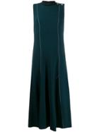 Paul Smith Pleated Midi Dress - Green