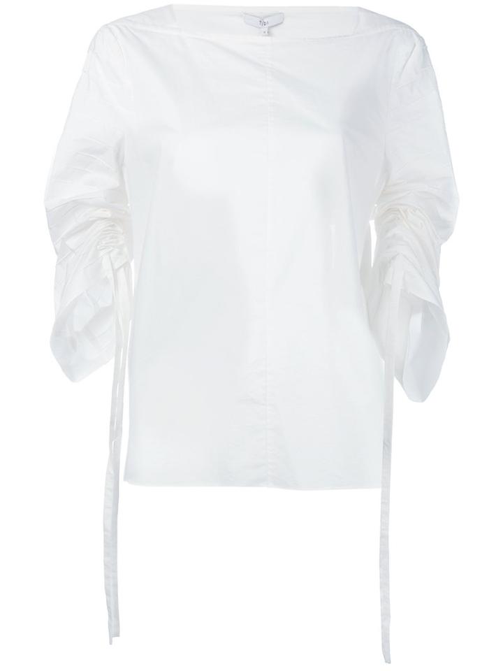 Tibi - Oversized Blouse - Women - Cotton - S, White, Cotton