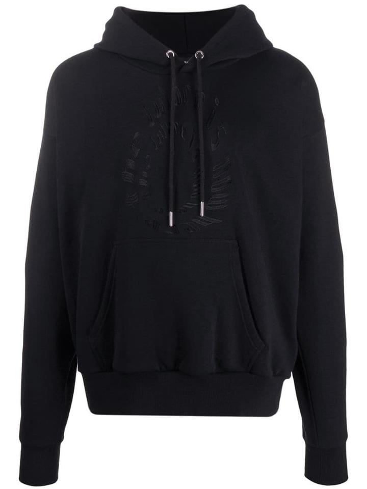 Diesel Embroidered Detail Hoodie - Black