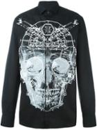 Philipp Plein 'skull' Shirt, Men's, Size: Large, Black, Cotton