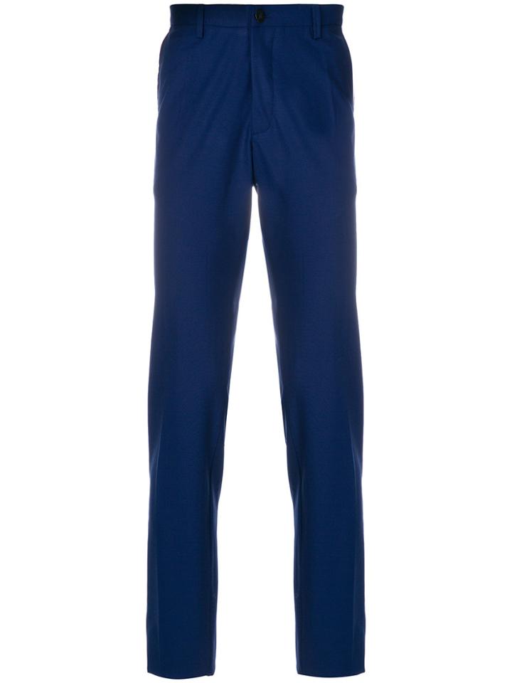 Christian Pellizzari Tailored Fitted Trousers - Blue