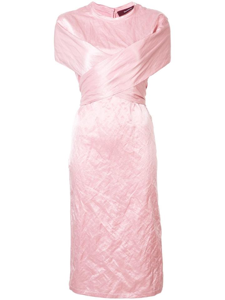 Sies Marjan Crisscross Strap Dress - Pink & Purple