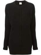 Forte Forte Crew Neck Sweater, Women's, Size: 1, Black, Cashmere