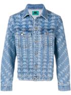 Kappa Logo Print Denim Jacket - Blue