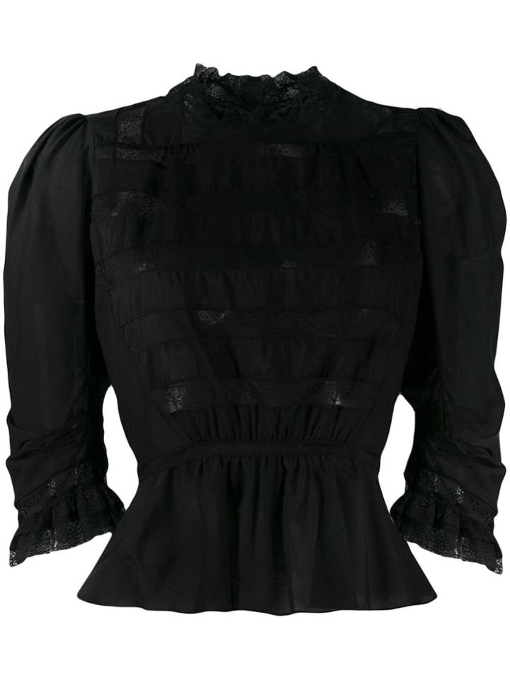 Marc Jacobs Victorian Blouse - Black