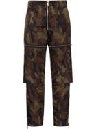 Prada Cargo-style Camouflage Trousers - Green