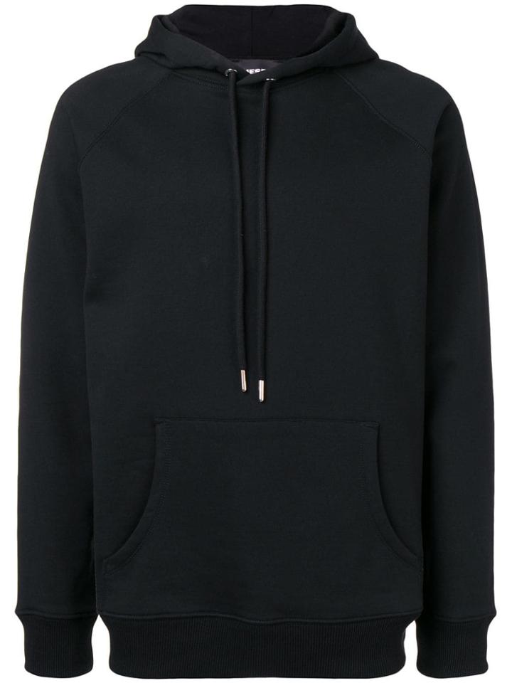 Diesel Logo Hooded Sweatshirt - Black