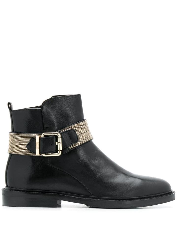 Steffen Schraut Two Tone Ankle Boots - Black