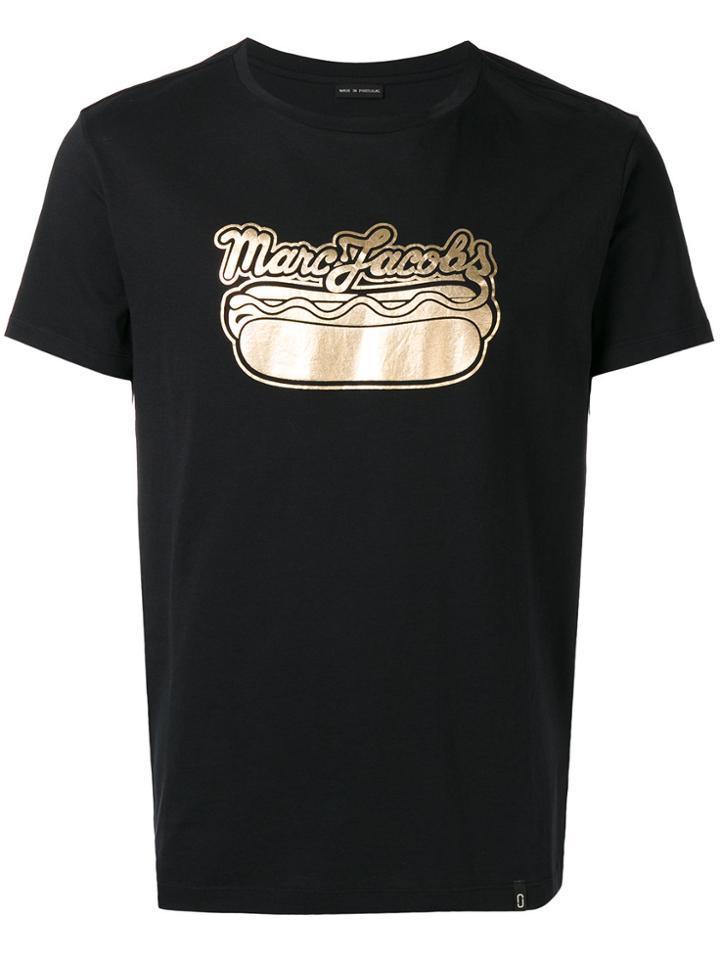 Marc Jacobs Logo Hot Dog T-shirt - Black