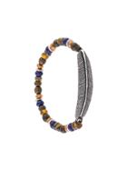 Andrea D'amico Feather Stone Embellished Bracelet - Multicolour