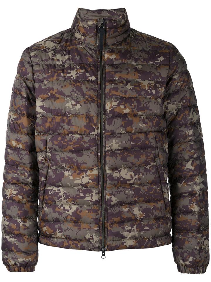 Woolrich - Camouflage Jacket - Men - Polyester/feather/duck Feathers - L, Green, Polyester/feather/duck Feathers