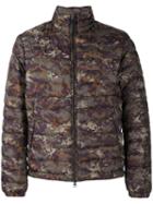 Woolrich - Camouflage Jacket - Men - Polyester/feather/duck Feathers - L, Green, Polyester/feather/duck Feathers