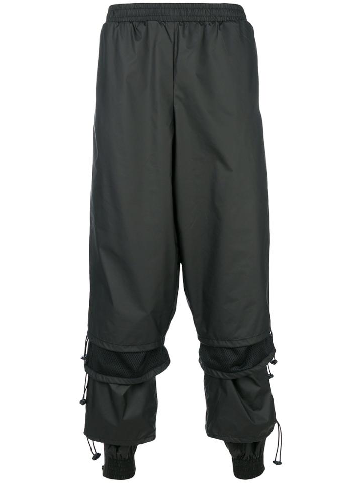 Y / Project Loose Fit Tapered Trousers - Black