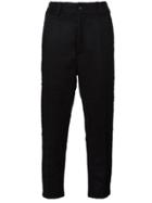 Y / Project Loose Fit Tapered Trousers - Black