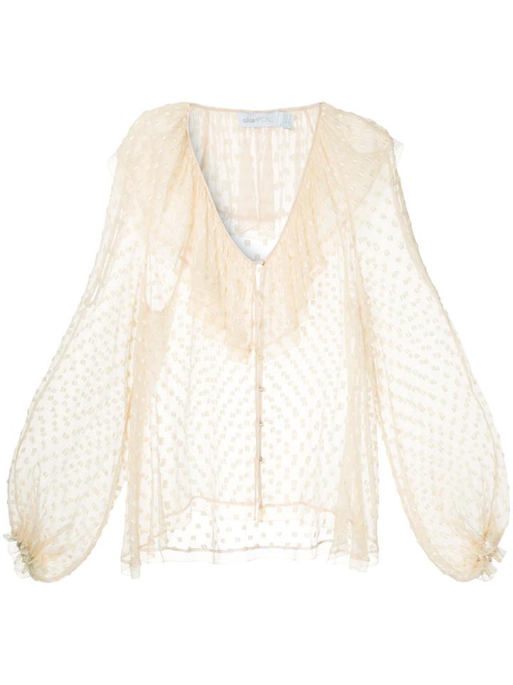Alice Mccall Now That You Got It Blouse - Nude & Neutrals