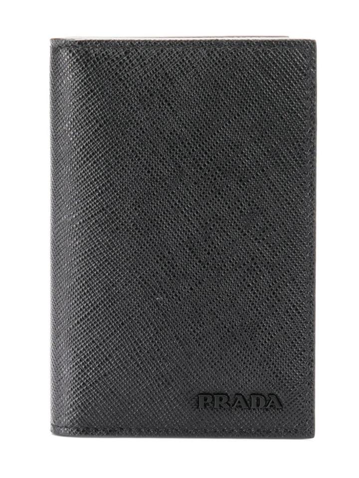 Prada Tall Wallet - Black