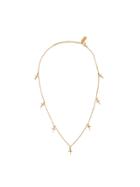 Nialaya Jewelry Hanging Cross Necklace - Gold