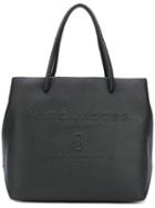 Marc Jacobs Logo Shopper East-west Tote, Women's, Black, Leather